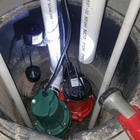Sump Pump Ejector Pit Dual Pumps Elgin Il