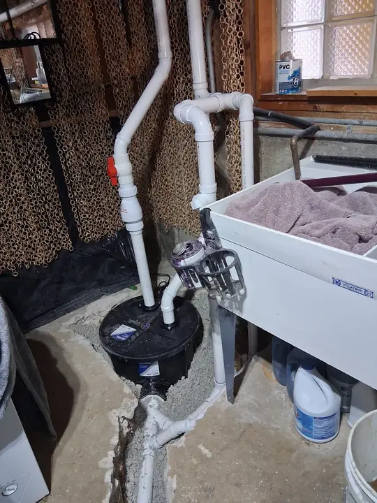 Sump Pump Sewage Ejector Pit Laundry Elgin Il